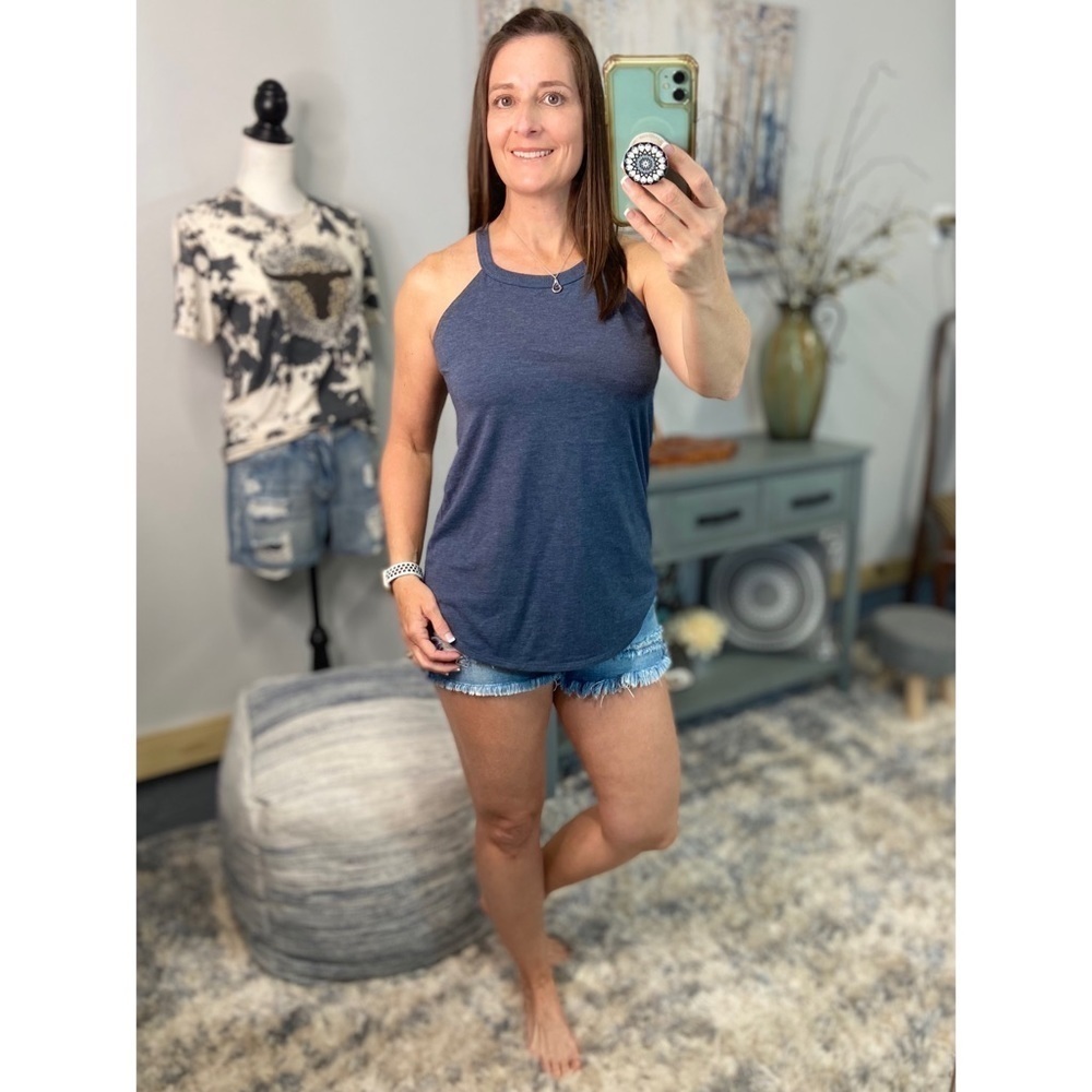 ❤️🔥Tri Rocker Tank Floaty Top Blue 2320 - Picture 4 of 11